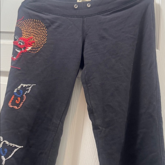 Lucky Brand Pants - Vintage Y2K Lucky Brand Graphic Asian Art Boho  sweatpants